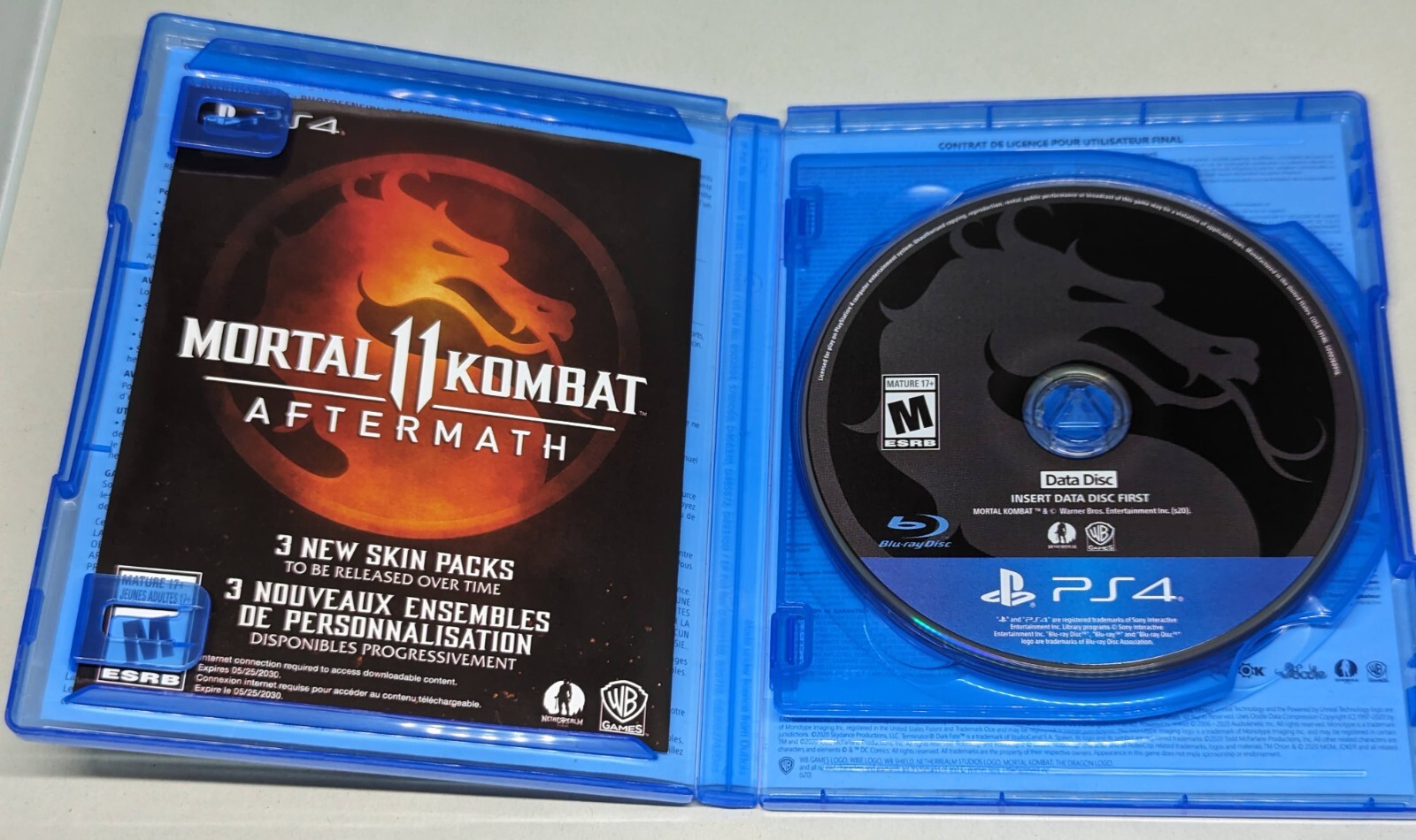 Mortal Kombat 11 Aftermath (PlayStation 4 PS4 PS5) MK11 Code Still