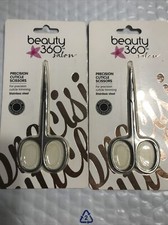 2 Scissor Lot BEAUTY 360 Precision CUTICLE SCISSORS sealed NIP