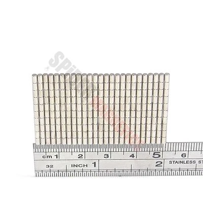 SPIDER MAGNETICS Tiny Magnets 2x3 mm Small Neodymium Neo Craft Rod Magnet 2mm dia x 3mm long