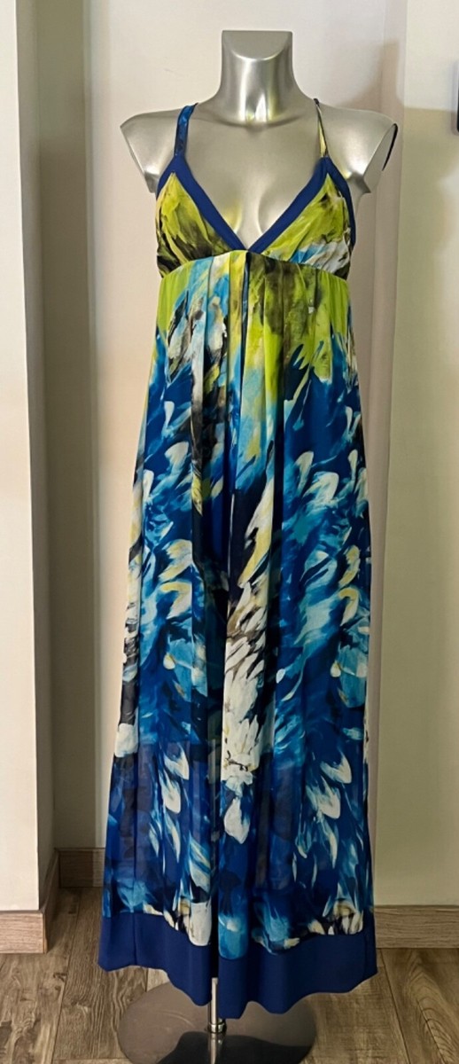 planet blue white dress Zone Color/Pattern Adorable Long Cotton Dress MC