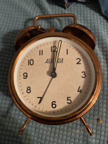 Vintage Aurora Made Clock Alarm Ebay