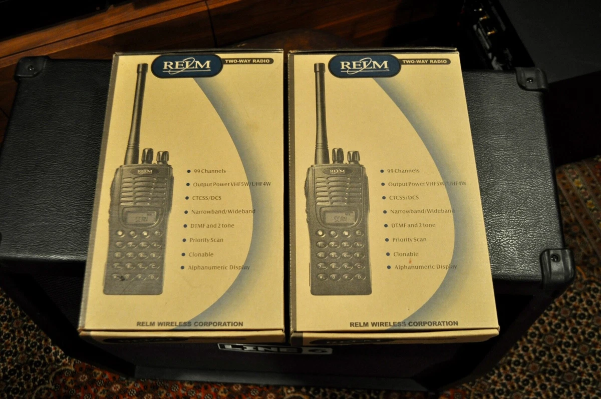 Lot De 5 Radios Portatives RELM/BK RPU3000B - Occasion - Très Bon état