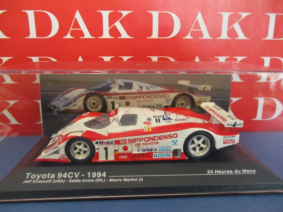 Die cast 1/43 Modellino Auto Toyota 94CV 24H Le Mans 1994 E. Irvine - Immagine 4 di 4