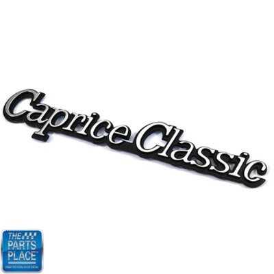 1977-1985 Chevrolet Caprice Classic Front Fender Emblem 20079927 - EACH New