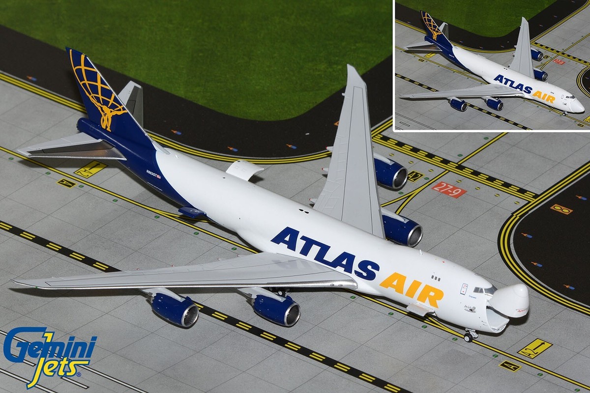 航空機・ヘリコプター 1/400 Gemini ATLAS Air B-747-8F N863GT 航空機・ヘリコプター 1/400 Gemini ATLAS Air B-747-8F N863GT