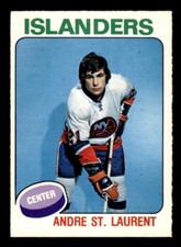 1975 OPC O-Pee-Chee Hockey #387 Andre St. Laurent NM *e1