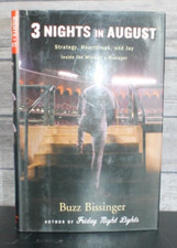 3 Nights in August By Buzz Bissinger Tony LaRussa Baseball Manager Story
