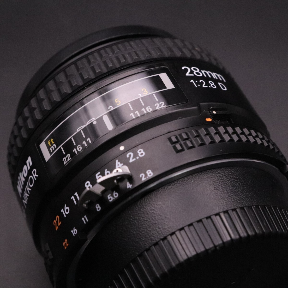Nikon AF NIKKOR 28mm f/2.8 D Lens MINT Fast Prime from Japan