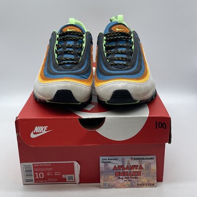 Size 10 - Nike Air Max 97 Green Abyss Illusion Green Black White