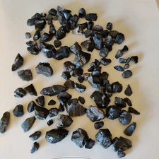 Obsidian Collection Natural Black Volcanic Crystal Mineral Specimens 4 lb 4 oz