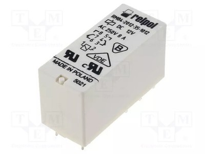 Relais: elektromagnetisch USpule : 12VDC  8A/250VAC  8A RM84-2012-35-1012 Elekt
