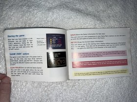 Nintendo The Legend of Zelda Instruction Booklet Manual for NES - Complete 