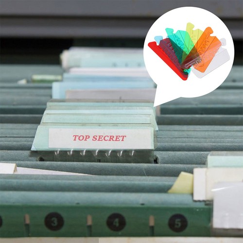60 Pcs Color Label Index Film Back to School Labels Filing Cabinet - Picture 10 of 12