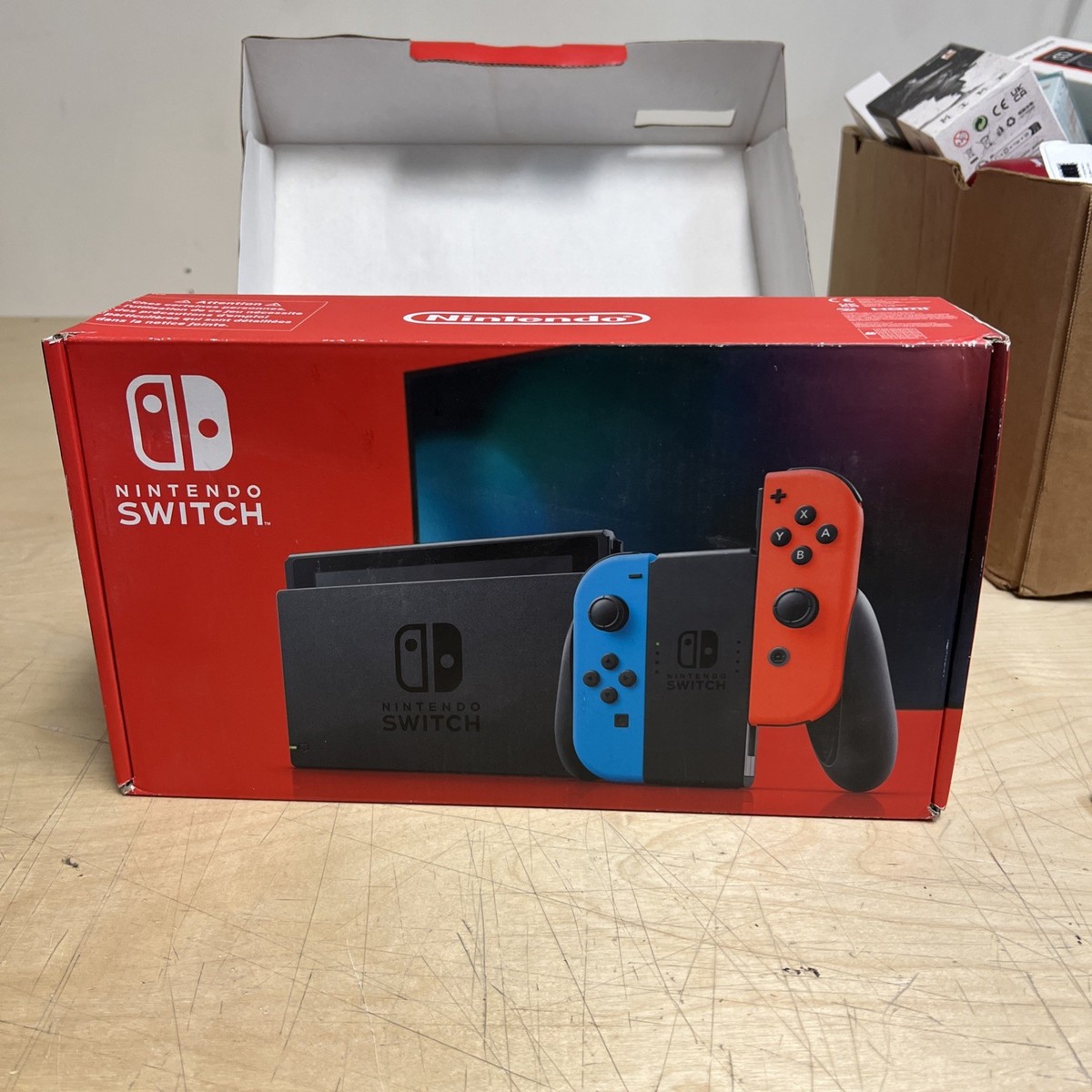 Nintendo 10002207 Switch Neon Blue/Neon Red - 2019 Model for sale