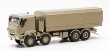 HERPA,IVECO Trakker 8x8 with sand beige tarpaulin bed, 1/87, HER746984
