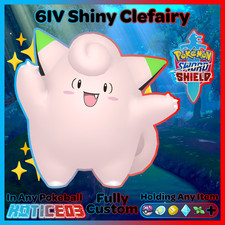 ✨ Shiny Clefairy 6IV ✨ Pokemon Sword & Shield 🚀 Fast 🚀