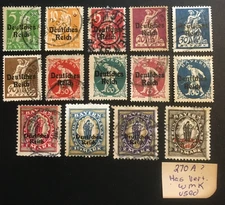 BAVARIA COLLECTION OF OLD MOSTLY USED STAMPS LOT 12