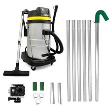 MaxBlast 60L Wet & Dry Vacuum, Gutter Vacuum Poles & Camera