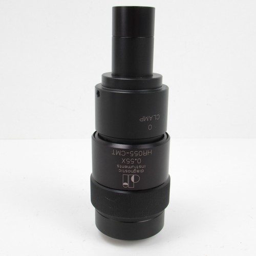 DIAGNOSTIC INSTRUMENTS HR055-CMT 0.55X C-MOUNT MICROSCOPE CAMERA ADAPTER & O CLM