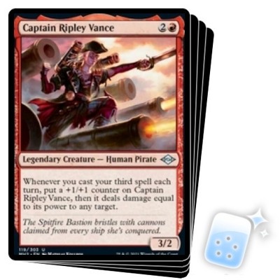 CAPTAIN RIPLEY VANCE X4 Modern Horizons 2 Magic MTG MINT CARD