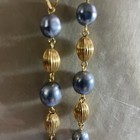 VINTAGE — AVON FAUX GRAY PEARL WITH GOLDTONE ACCENTS — 36” Long — photo 4