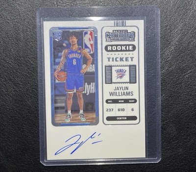 2022-23 Panini Contenders - Rookie Ticket Autograph Jaylin Williams