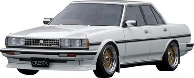 ignition model 1/18 TOYOTA CRESTA Super Lucent TWINCAM24 (GX71) IG3828 White Car
