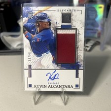 2025 KEVIN ALCANTARA AUTO Impeccable RC /99 Color Patch Chicago Cubs EJA-KA