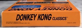 Donkey Kong Classics (Nintendo Entertainment System, NES) Cib Complete - Tested