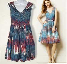 Anthropologie Plenty by Tracy Reese Gallery Row dress artsy retro costal office