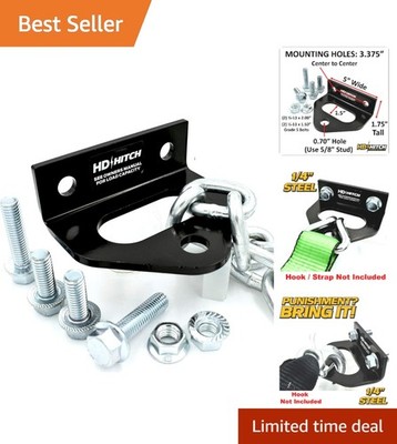 Versatile Universal Tow Hitch - Perfect for Lawn Tractors & Zero Turn Mowers