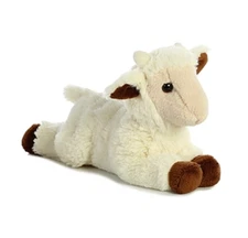 8 Inch Mini Flopsie Kid Goat Plush Stuffed Animal by Aurora