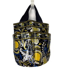 Vera Bradley Shower Caddy Tote Ellie Blue Elephant Dorm RV Camping Beach Sports