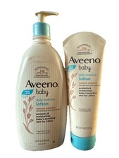 Aveeno Baby Daily Moisturizing Lotion Natural Oatmeal  18 oz  8 oz Exp 4/25