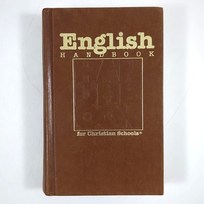 English Handbook Grammar Writing Hardcover Book Grace Collins 1985