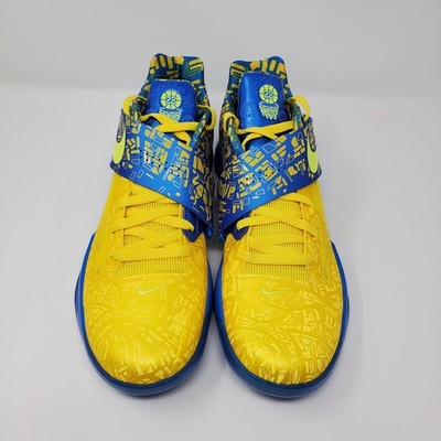 Nike Zoom KD 4 \'Scoring Title 2025\' Size 13 Men Blue Yellow FZ5916-400 NIKE MENS Zoom KD 4  main image 3