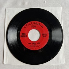 Bob Dylan - Lay Lady Lay /Peggy Day 45 Country Rock 1968 Too 10 Hit Record