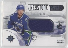 2016-17 Ultimate Collection Keystone Fabrics 31/99 Henrik Sedin #KF-HS HOF 8re