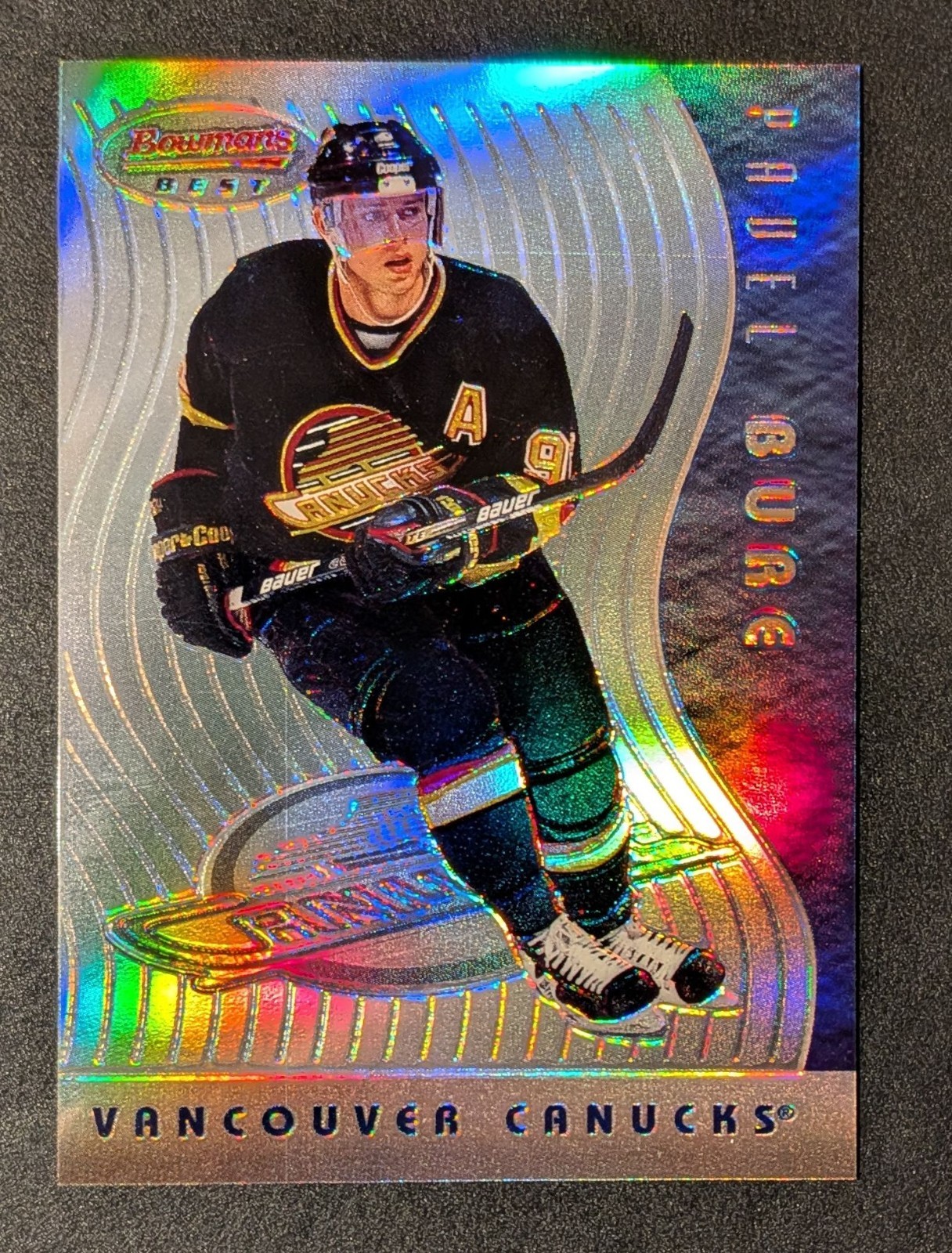 Pavel Bure 1995 Bowman's Best #BB13 Refractor Canucks HOF