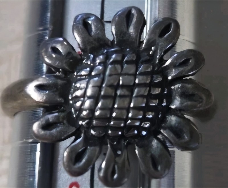 Sterling Silver Sunflower Ring Size 5.25