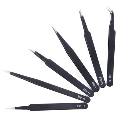 ESD 10-15 Stainless Steel Tweezers Multifunction Pliers Anti-Static Material