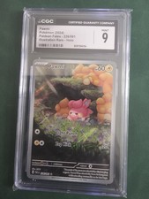 2024 POKEMON TCG PAWMI 226 PALDEAN FATES ILLUSTRATION RARE HOLO CGC 9