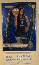 Angel Reese - 2024 WNBA Prizm Rookie Variation - Blue Velocity Prizm - Chicago