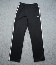 Adidas Track Pants Youth XL Black Activewear sports lightweight