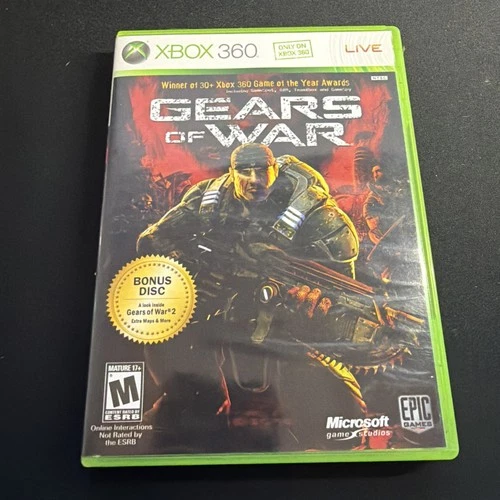 Gears of War -- Two-Disc Edition (Xbox 360, 2008) Complete Tested Working