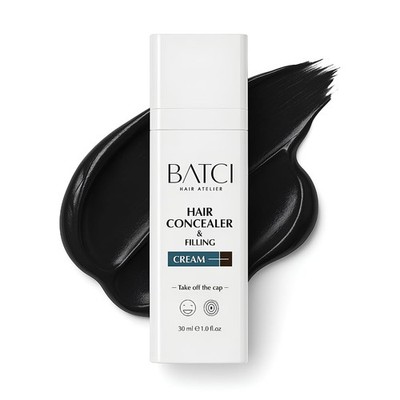 BATCI Hair Concealer Cream for Thinning Hair & Bald Spots   Black Root Touch-...