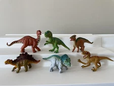 Vintage Safari Ltd. Set of 6 Small Dinosaur Babies 2" Collectible Dinosaurs 1997