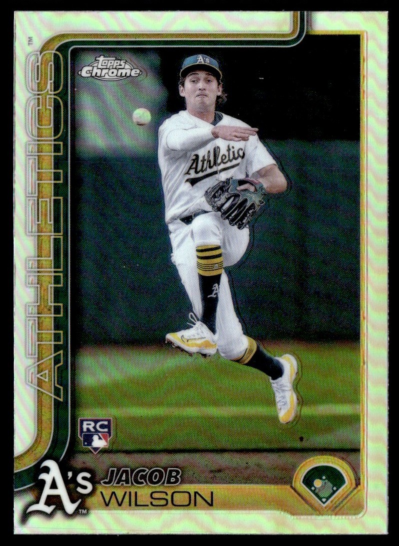 2025 Topps Chrome Refractor Jacob Wilson RC #96