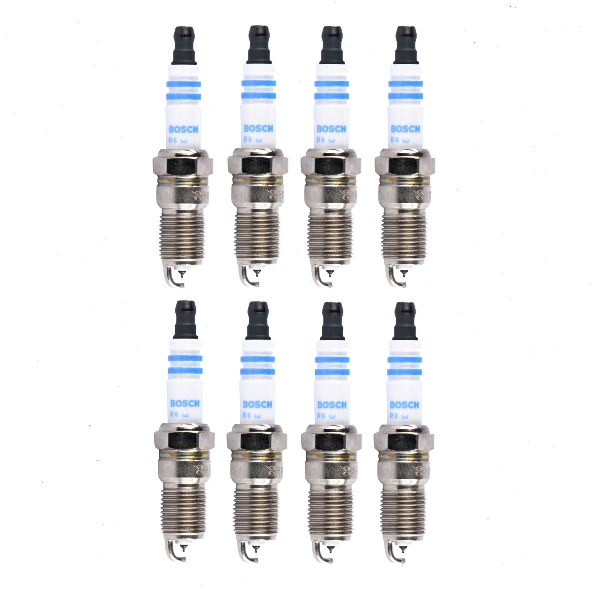 8 pc Bosch Double Iridium Spark Plugs for 1996-2002 Chevrolet Express 1500 bj