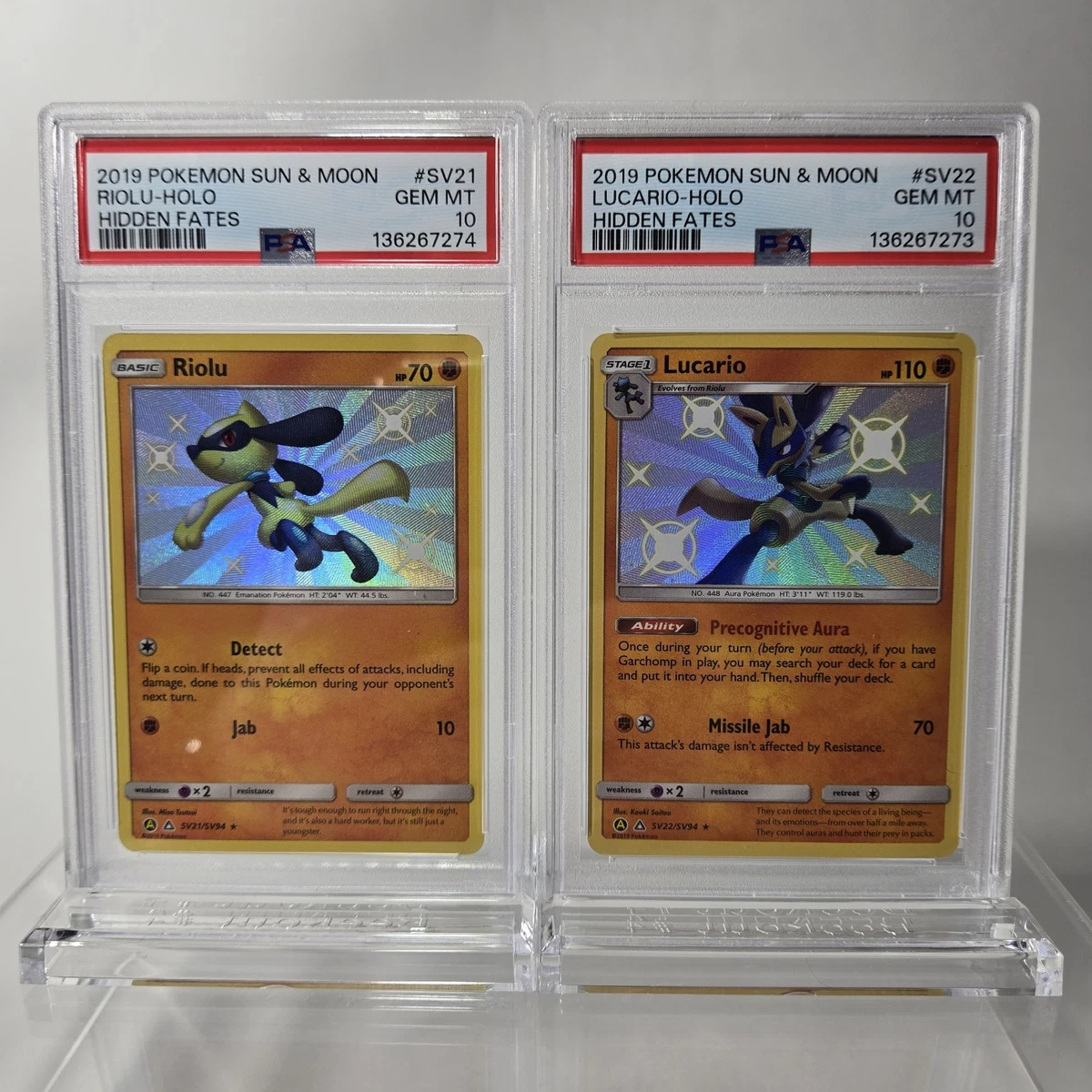 Lucario Pokémon TCG Professional Sports Authenticator (PSA